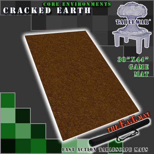 30x44" 'Cracked Earth' F.A.T. Mat Battle Gaming Mat - Out of Play