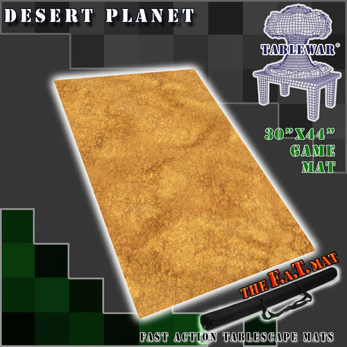 30x44" 'Desert Planet' F.A.T. Mat Battle Gaming Mat - Out of Play