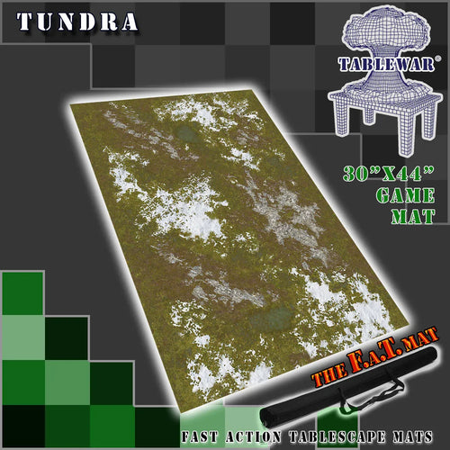 30x44" 'Tundra' F.A.T. Mat Battle Gaming Mat - Out of Play