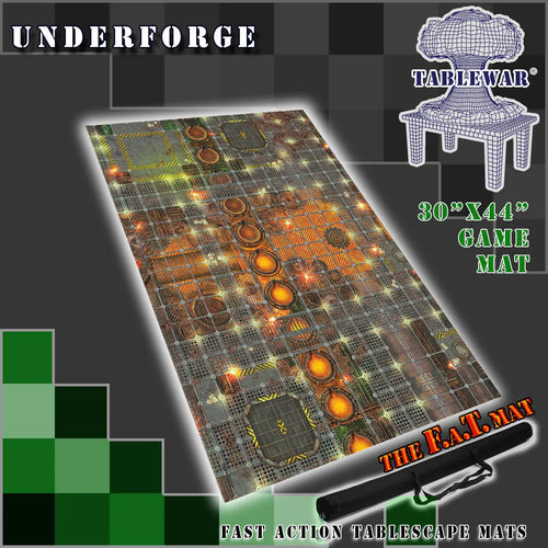 30x44" 'Underforge' F.A.T. Mat Battle Gaming Mat - Out of Play