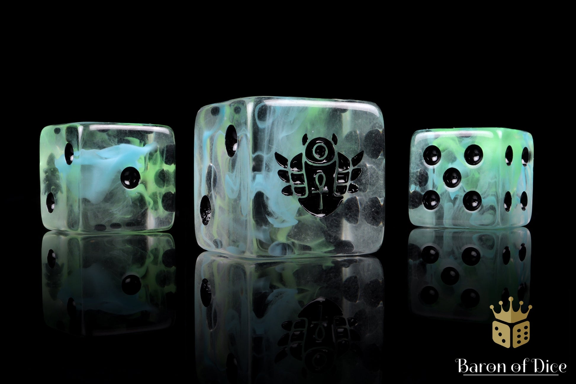 Day of the Dead Dice - Scarab - Out of Play