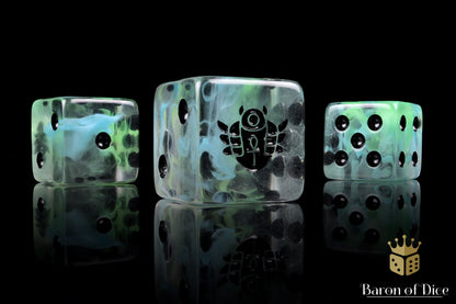Day of the Dead Dice - Scarab - Out of Play