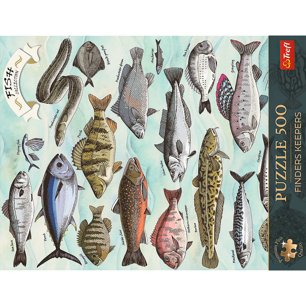 Trefl Premium Plus Finders Keepers Fish 500 Piece Puzzle