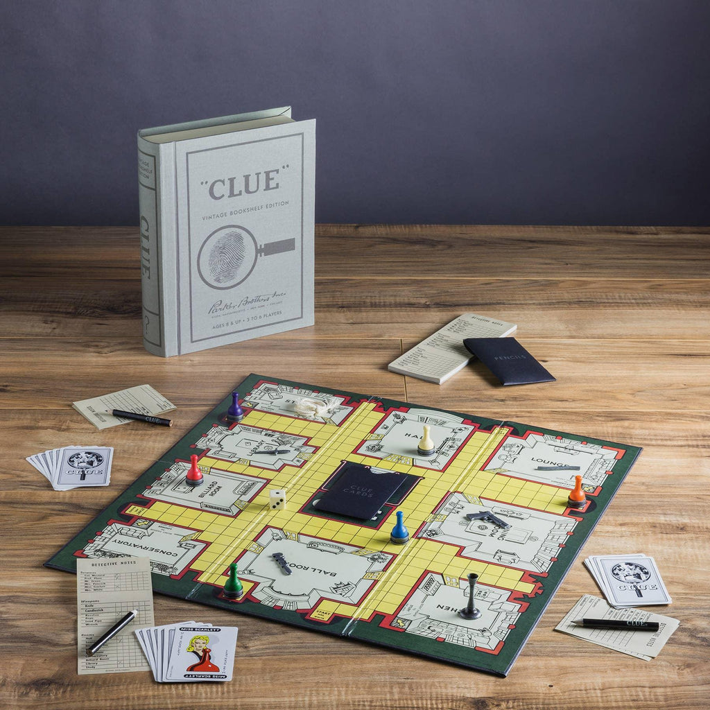 Clue - Vintage Bookshelf Edition - Out of Play