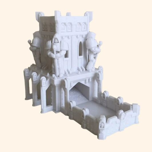 3D Printed Cathedral Dice Tower - Out of Play Board Game Accessories