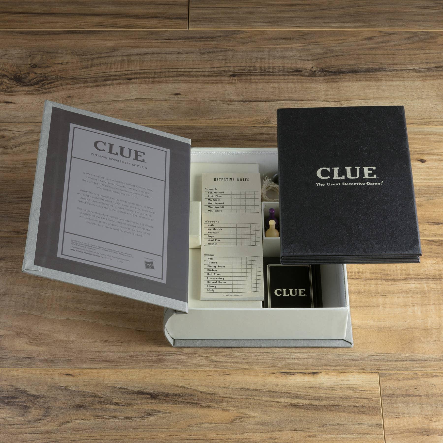 Clue - Vintage Bookshelf Edition - Out of Play