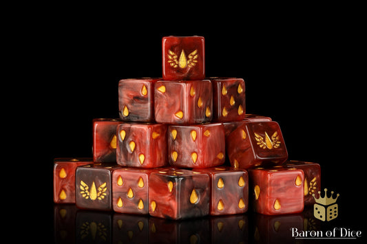 Blood Drop Dice - Out of Play