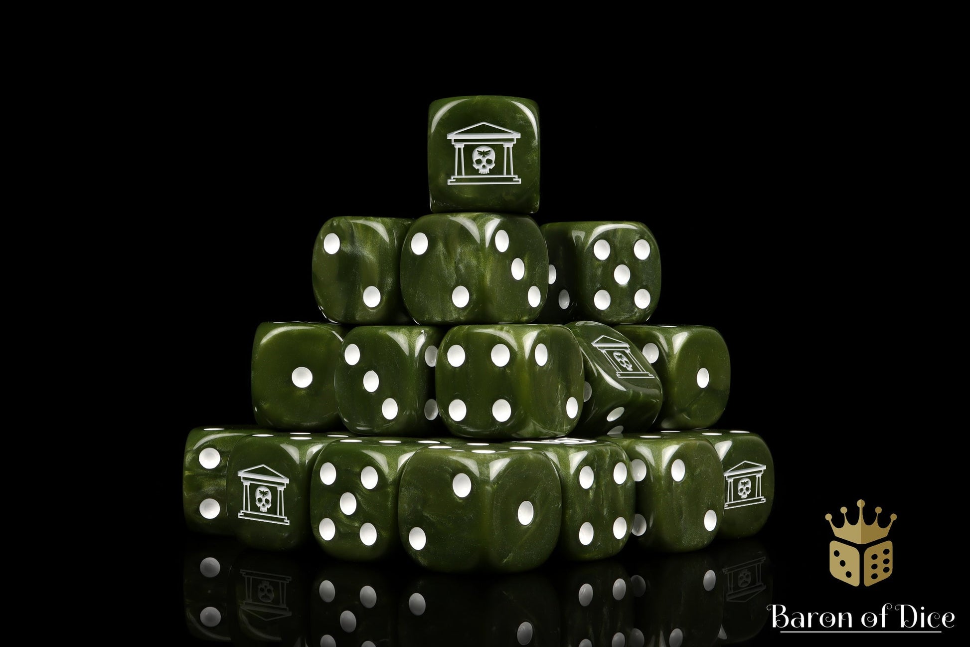 Military Gate Dice - Military Green - Out of Play