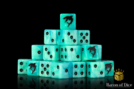 Carcharodon "Great White Shark" Dice - Out of Play