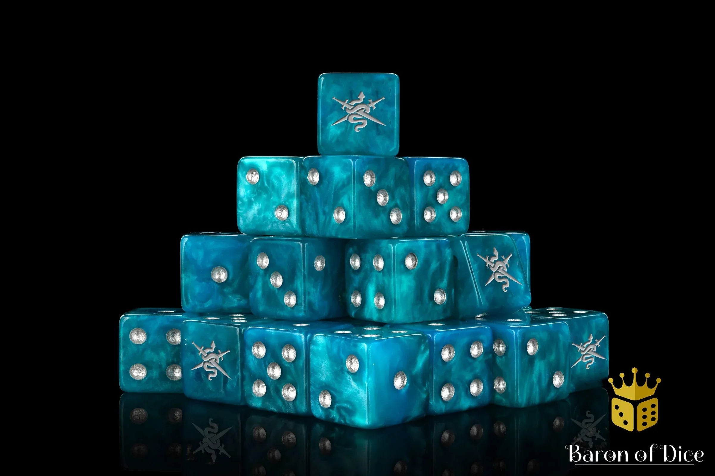 Shadow Vipers Dice - Blue - Out of Play