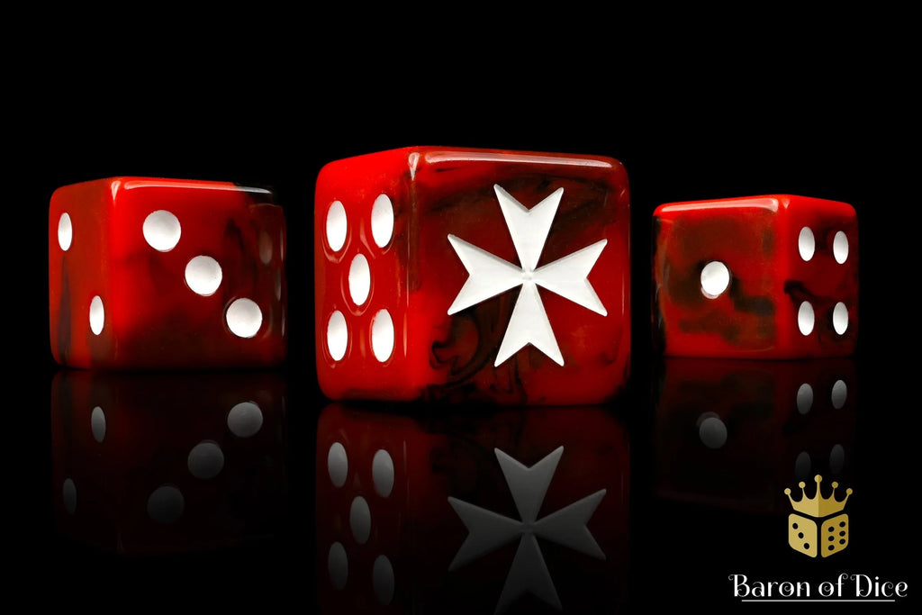 Red Templar Dice - Out of Play