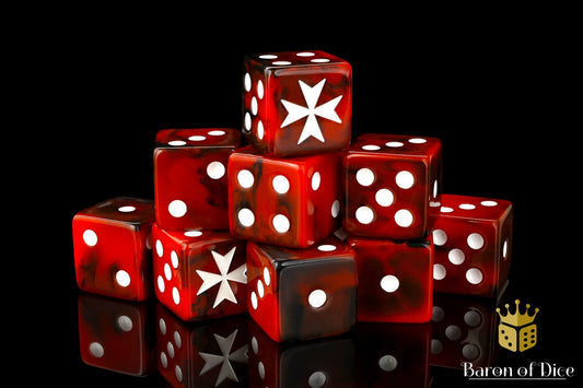 Red Templar Dice - Out of Play