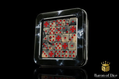 Knight Templar Dice - Red - Out of Play