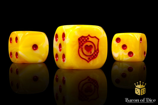 Bleeding Heart Dice - Out of Play