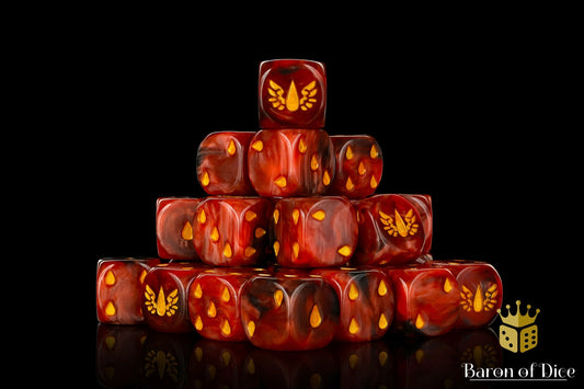 Blood Drop Dice - Out of Play