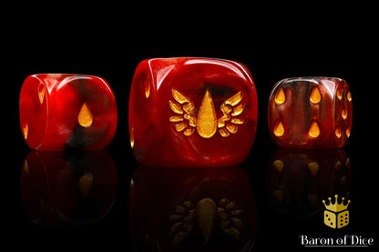 Blood Drop Dice - Out of Play