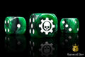 Green Cog Dice - Out of Play