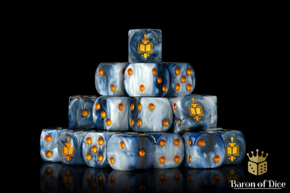 Golden Tome Dice - Out of Play