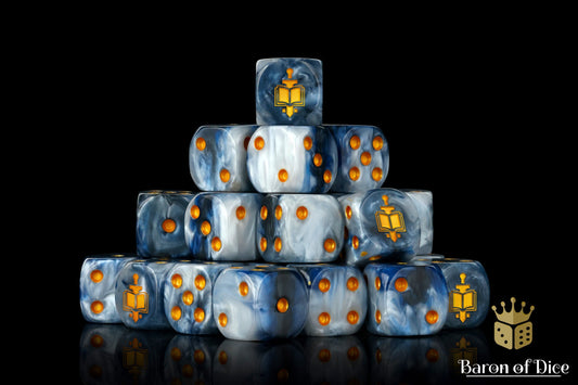 Golden Tome Dice - Out of Play