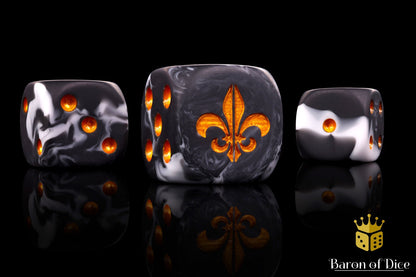 Fleur De Lis Dice - Heritage - Out of Play