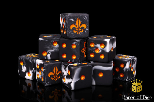 Fleur De Lis Dice - Heritage - Out of Play