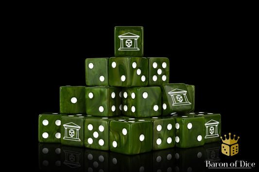 Military Gate Dice - Military Green - Out of Play
