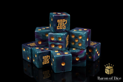Clan McFlaggon Dice - Infinity - Out of Play
