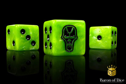 Day of the Dead Dice - Skull - Out of Play