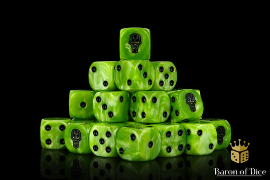 Day of the Dead Dice - Skull - Out of Play