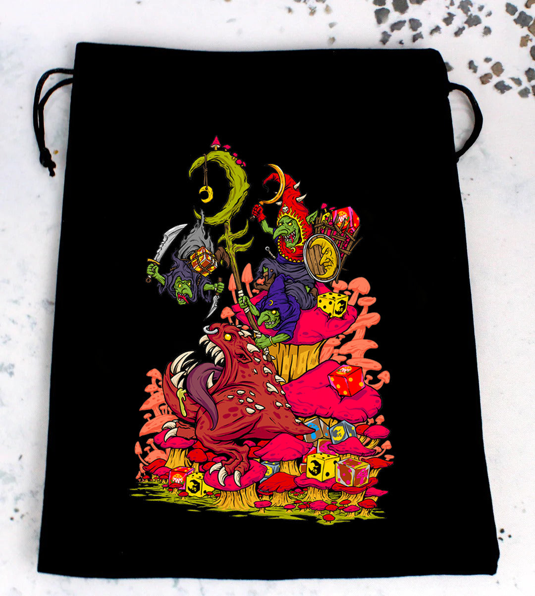 Premium Black Dice Bags - Out of Play