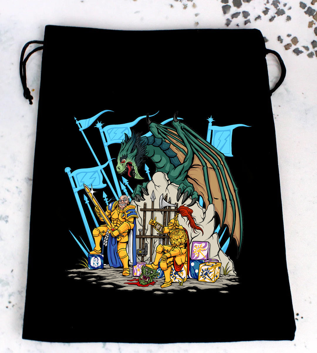 Premium Black Dice Bags - Out of Play