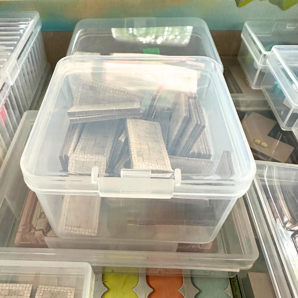 10 Pack BitsBins Stack Container | Measures 65mm x 65mm x 40mm - Out of Play