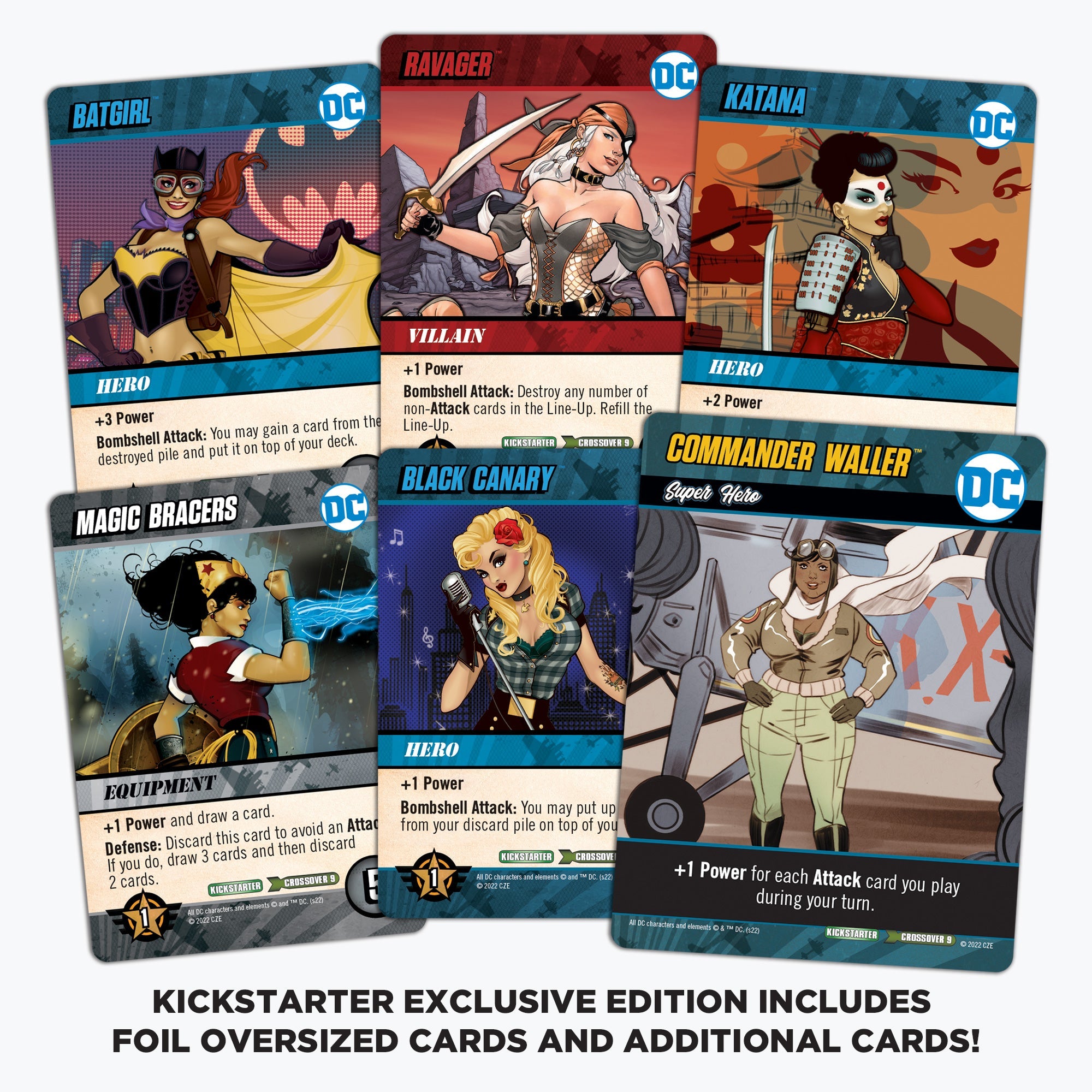 DC Deck-Building Game Crossover Pack 9: DC Bombshells (KICKSTARTER EDITION)