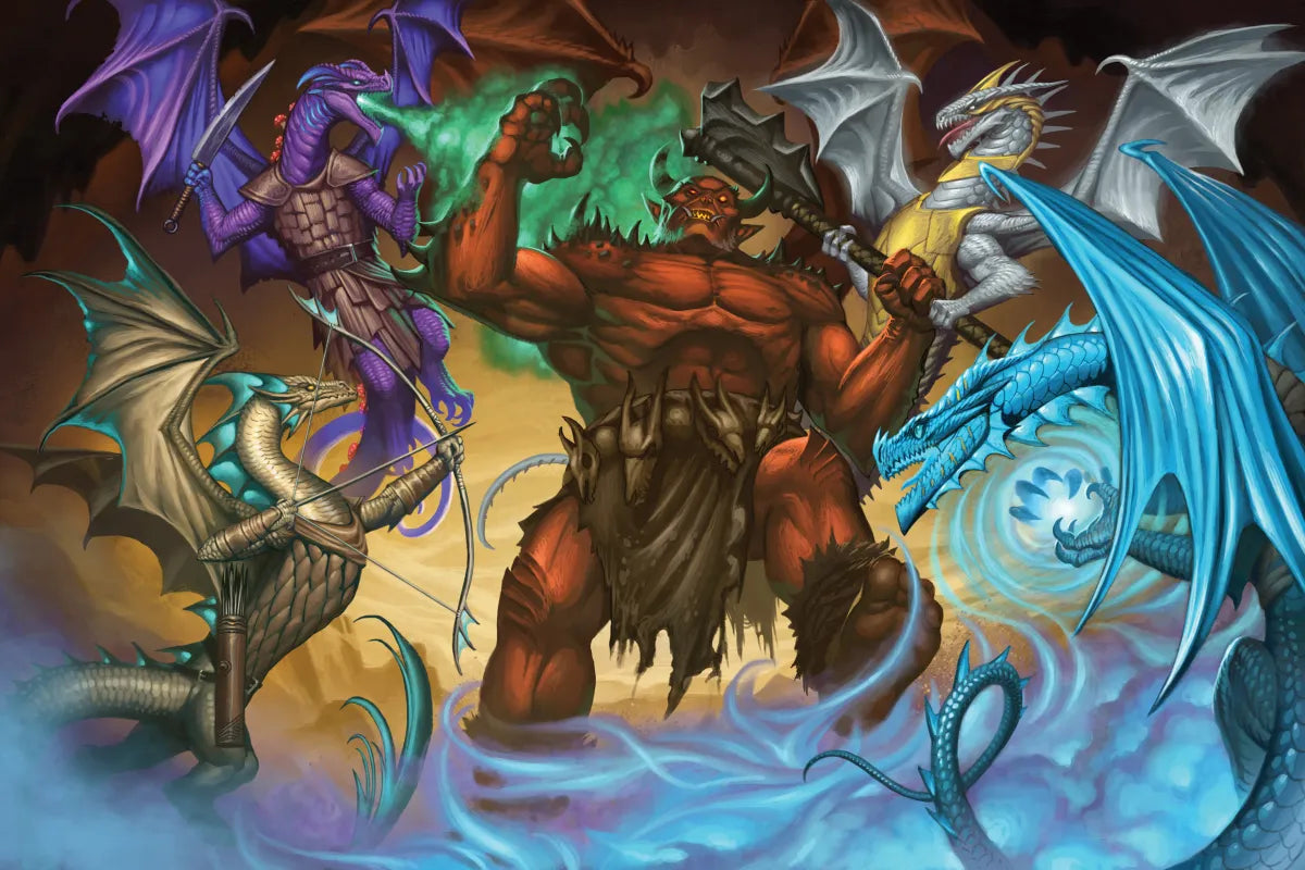 Battlezoo Ancestries: Dragons Hardcover & PDF Roll For Combat