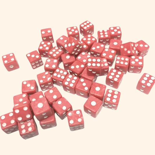 50Pc 8mm Dice - Out of Play Board Game Accessories