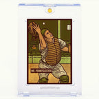 Vintage Magnetic Card Holder - Out of Play
