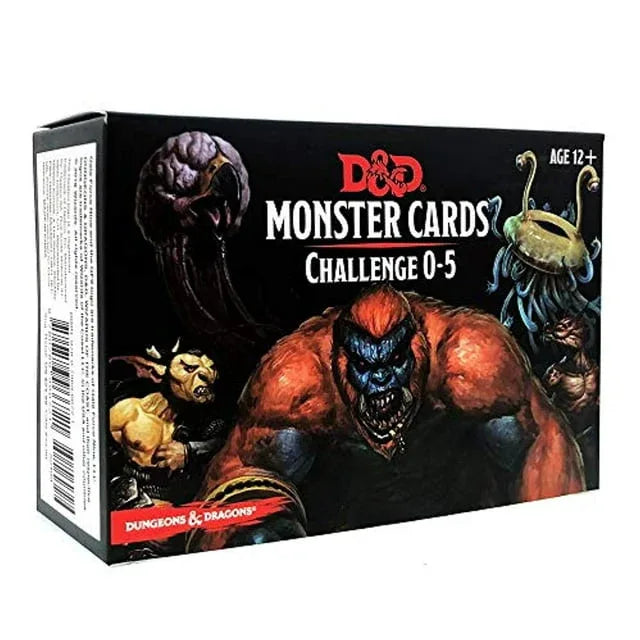 D&D: Monster Cards - Challenge 0-5 - Out of Play