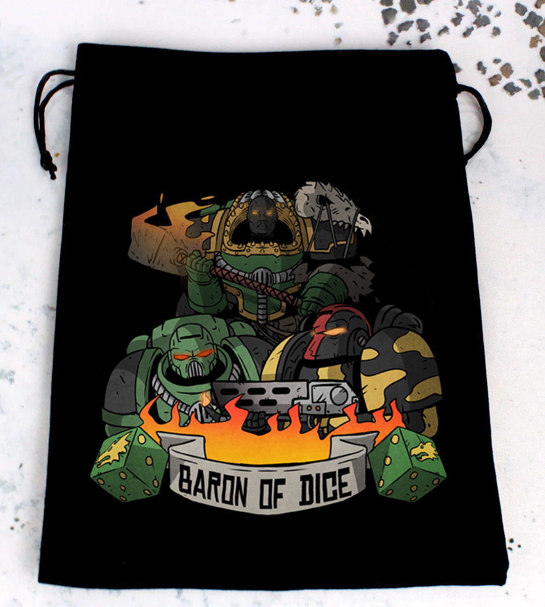 Premium Black Dice Bags - Out of Play