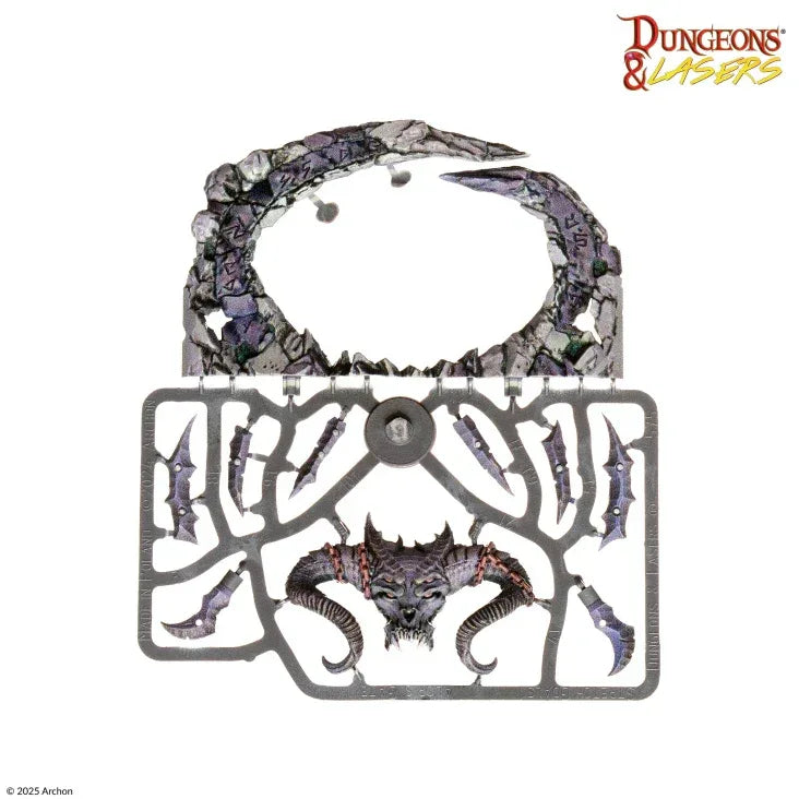 Dungeons & Lasers: Caves Series - Ritual Sites Pre-Painted Prismacast Terrain - Out of Play