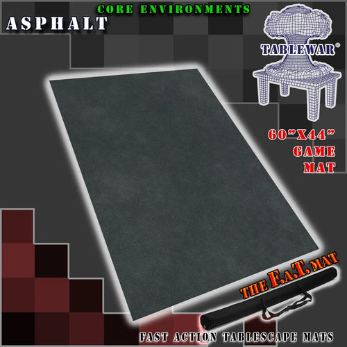 60x44" 'Asphalt' F.A.T. Mat Battle Gaming Mat - Out of Play