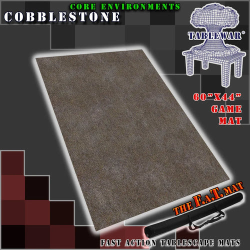 60x44" 'Cobblestone' F.A.T. Mat Battle Gaming Mat - Out of Play