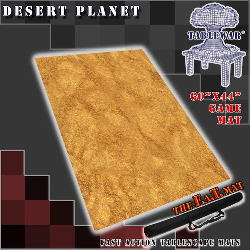 60x44" 'Desert Planet' F.A.T. Mat Battle Gaming Mat - Out of Play