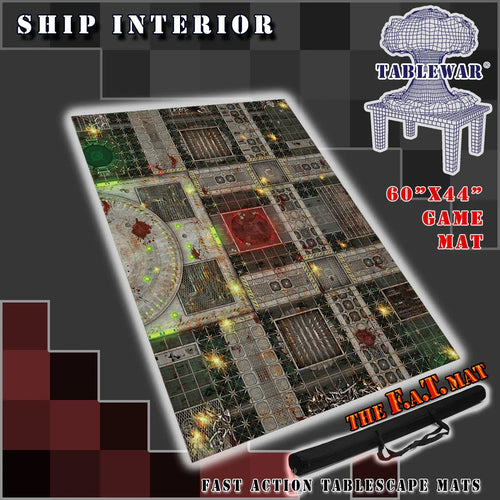 60x44" 'Ship Interior' F.A.T. Mat Battle Gaming Mat - Out of Play
