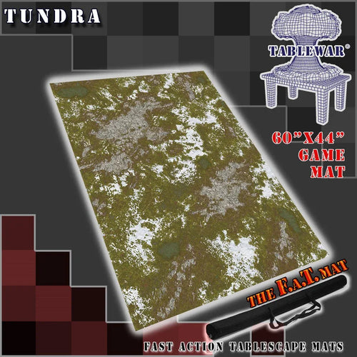 60x44" 'Tundra' F.A.T. Mat Battle Gaming Mat - Out of Play