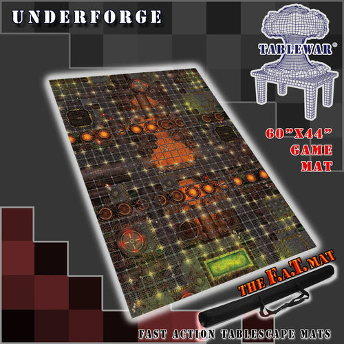 60x44" 'Underforge' F.A.T. Mat Battle Gaming Mat - Out of Play