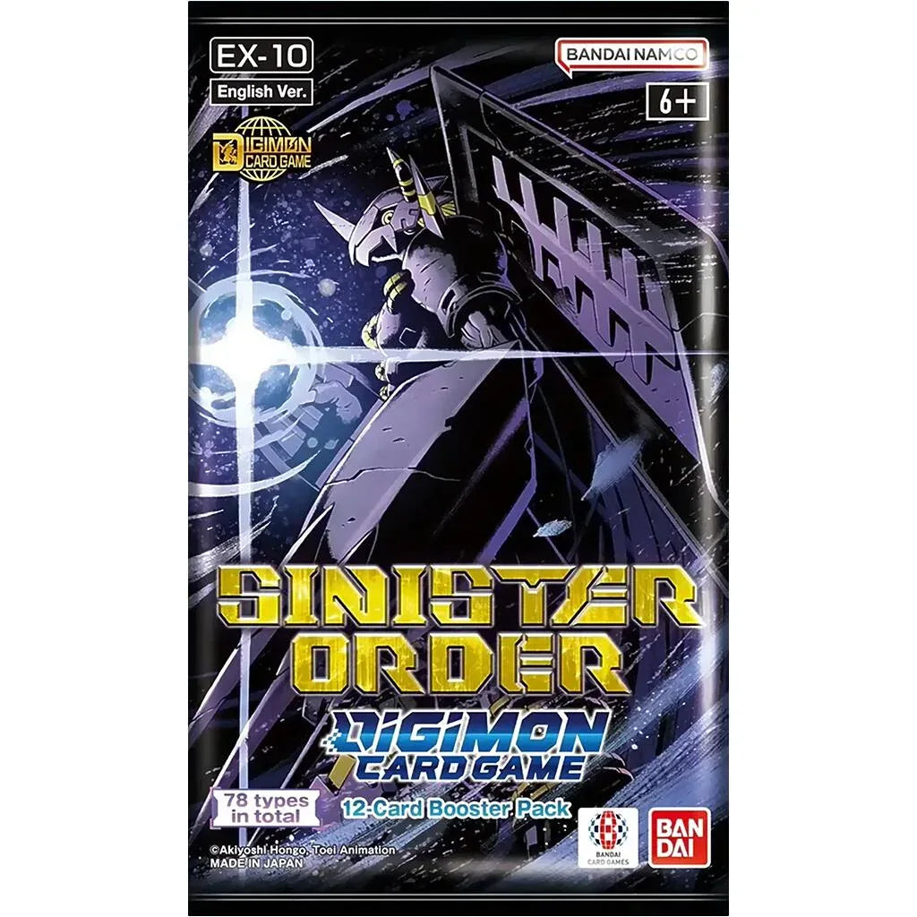 Sinister Order Booster Pack [EX10 - 000] - Out of Play