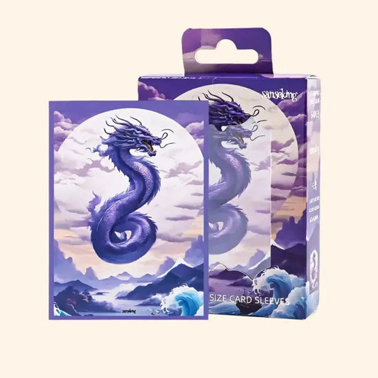 64Pc Dragon Card Sleeves - Out of Play Board Game Accessories