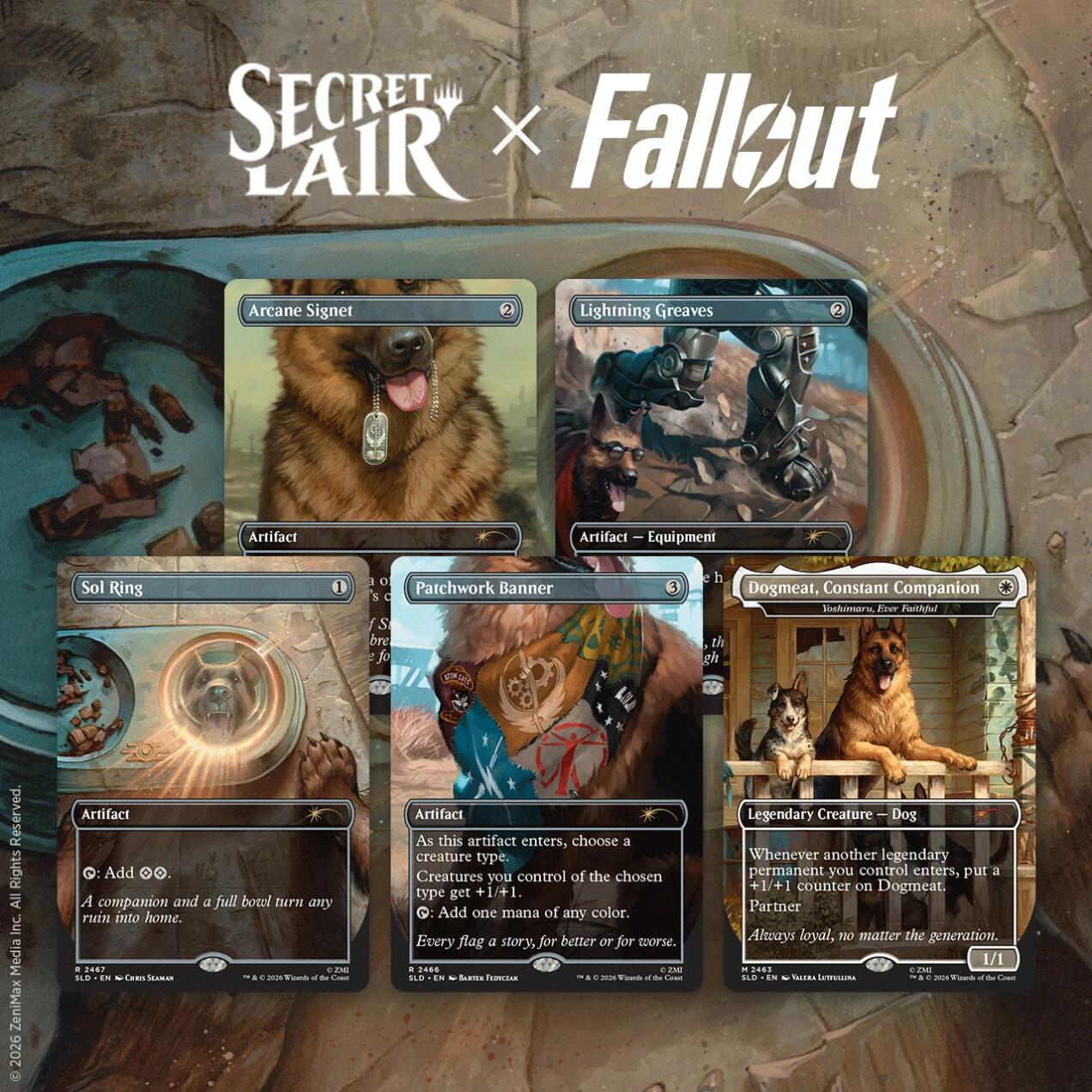 Secret Lair Drop: Secret Lair x Fallout: Greet the Dog - Non-Foil Edition [SLD]