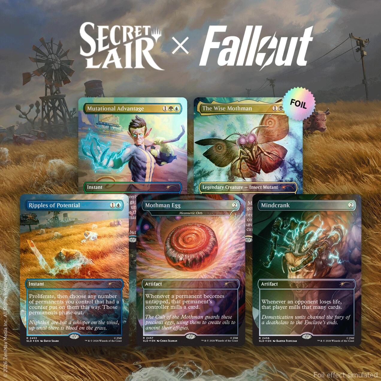 Secret Lair Drop: Secret Lair x Fallout: Rad - Traditional Foil Edition [SLD]