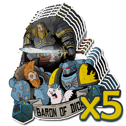Premium Vinyl Stickers - Out of Play